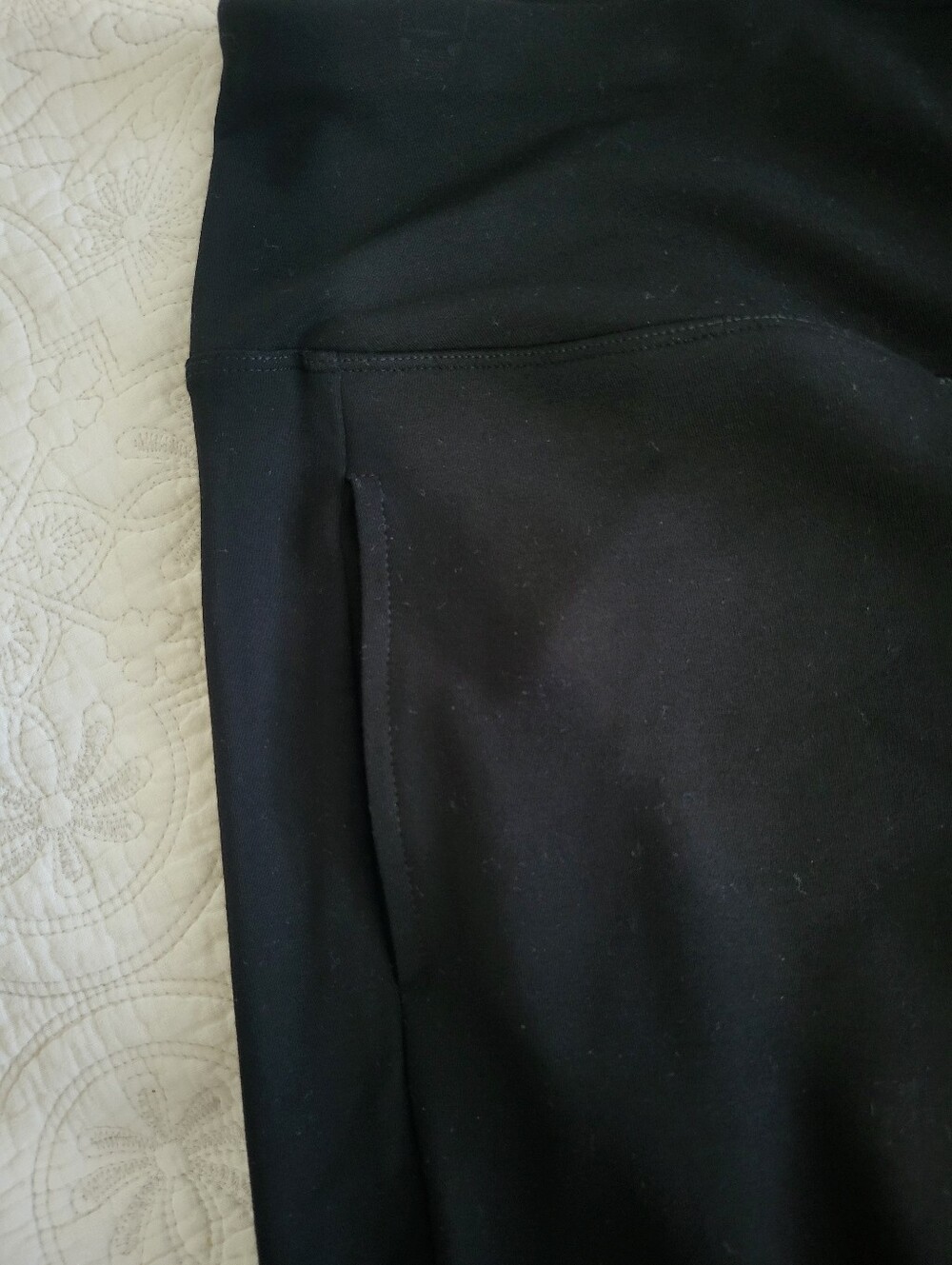 Habitat Black High-Waist Stretch Leggings, Size XL - Picture 4 of 6